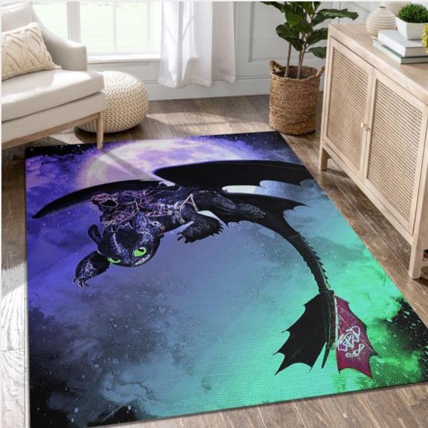 Soul Of The Nightfury Anime Hero Area Rug Gift For Fans Us Gift Decor