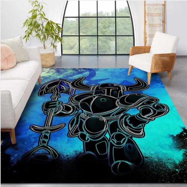 Soul Of The Shovel Blade Anime Hero Area Rug Living Room And Bedroom Rug Christmas Gift Us Decor