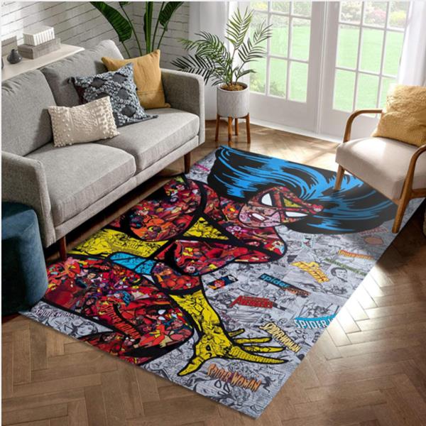 Spider Woman Movie Area Rug Living Room And Bedroom Rug   Home US Decor