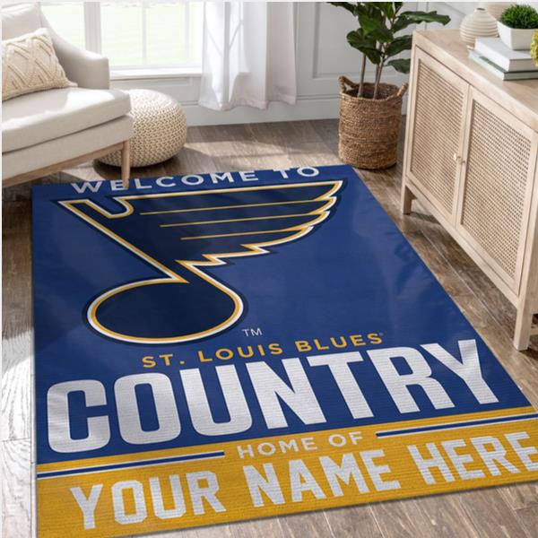 St Louis Blues Personal NHL Area Rug Carpet Sport Living Room Rug