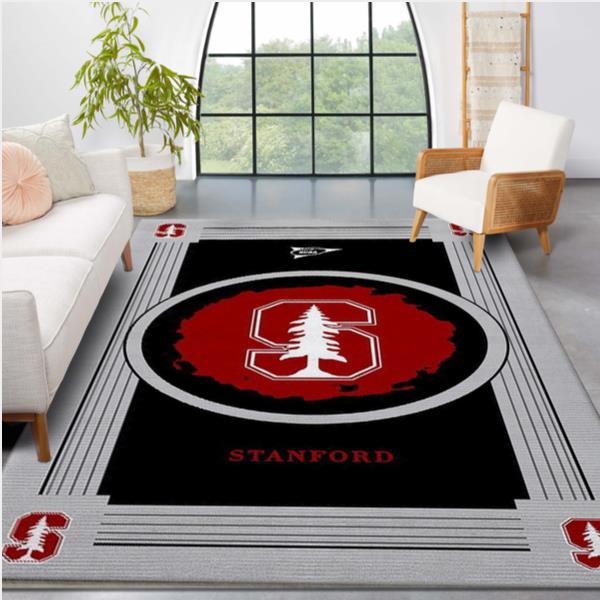Stanford Cardinals NCAA Team Logo Rug Room Carpet Custom Area Floor Home Decor