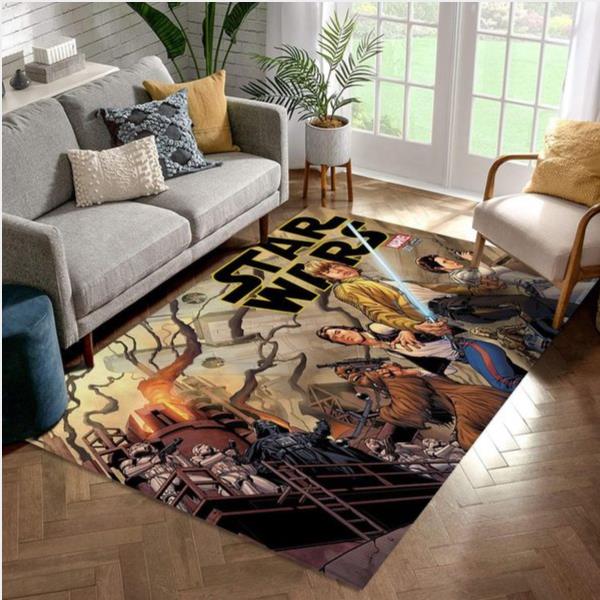 Star Wars Marvel Comic Area Rug For Christmas Living Room Rug Home Decor Floor Decor