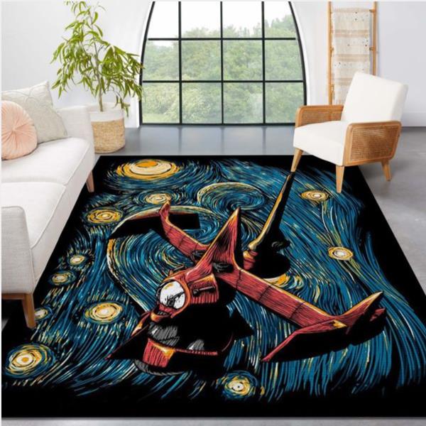 Starry Cowboy Starry Art Area Rug Kitchen Rug Home Decor Floor Decor