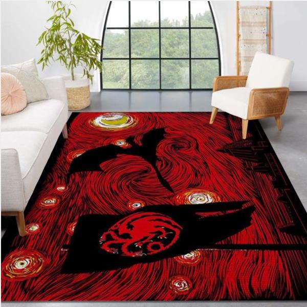 Starry Dragon Area Rug For Christmas Bedroom Family Gift Us Decor