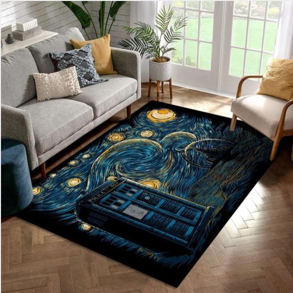 Starry Gallifrey Area Rug Kitchen Rug Home Us Decor