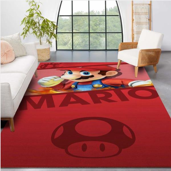 Super Mario Bros Nintendo Switch Gaming Collection Area Rug - Living Room Carpet Floor Decor The Us Decor