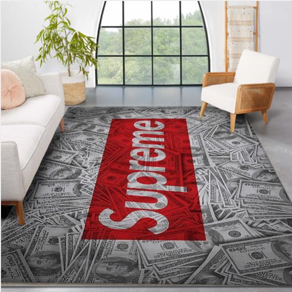 Supreme And Us Dollar Fashion Brand Rug Area Rug Floor Decor
