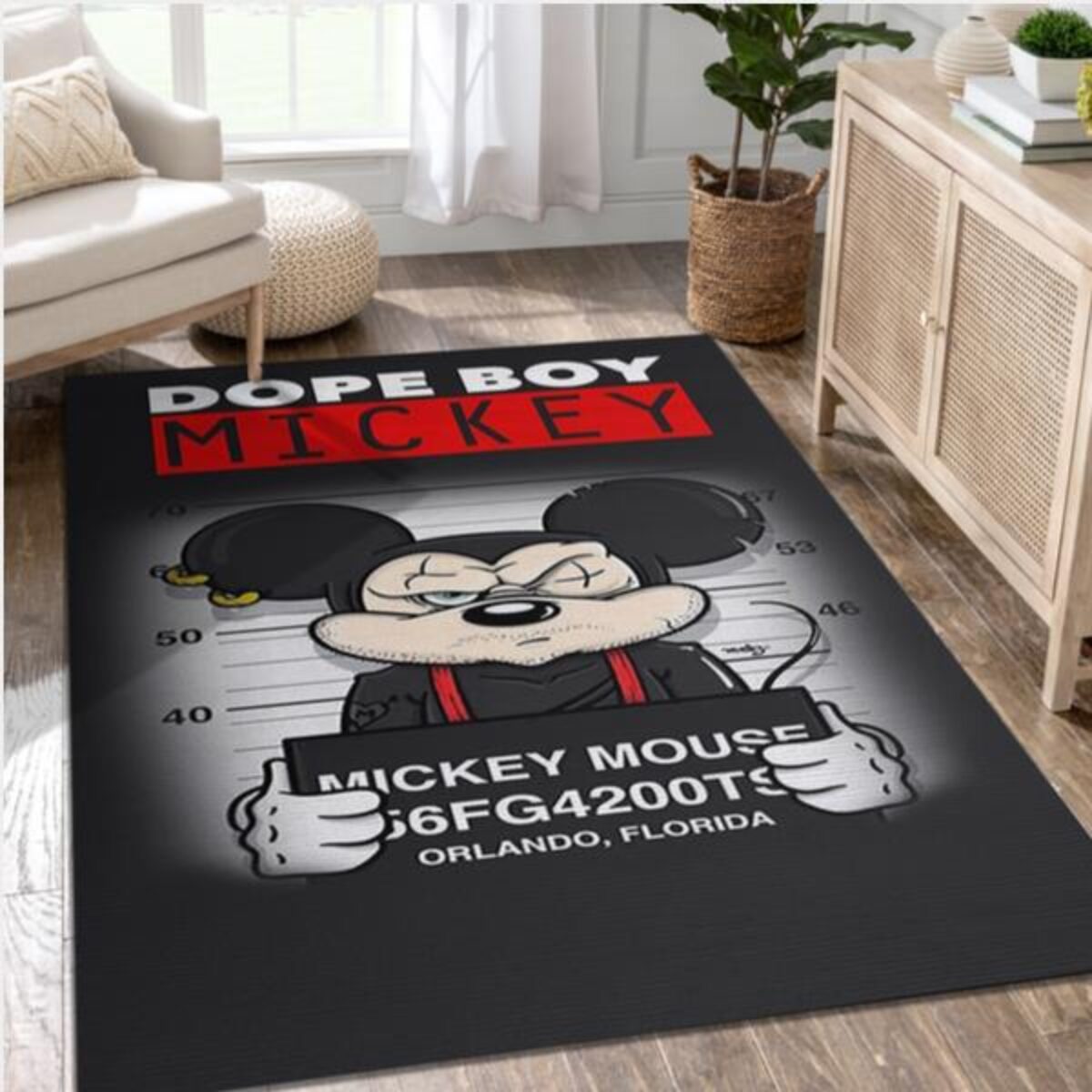 Mickey Mouse Supreme Area Rug Bedroom Floor Decor