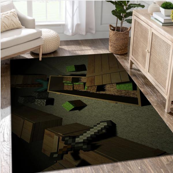 Sword Video Game Area Rug For Christmas Living Room Rug