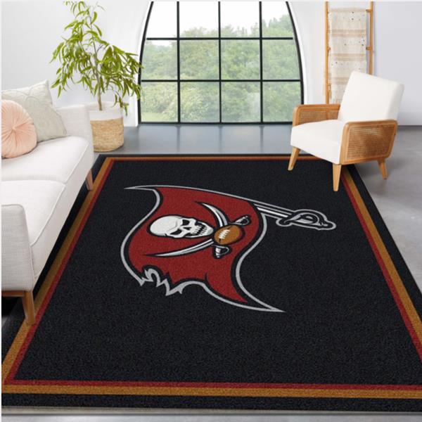 Tampa Bay Buccaneers Imperial Spirit Rug NFL Area Rug For Christmas Kitchen Rug Family Gift US Decor