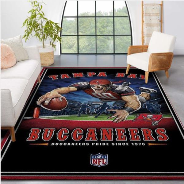 Tampa Bay Buccaneers Nfl Team Pride Nice Gift Home Decor Rectangle Area Rug