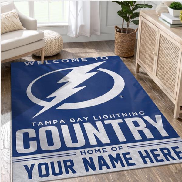 Tampa Bay Lightning Personal NHL Area Rug Carpet Sport Living Room Rug