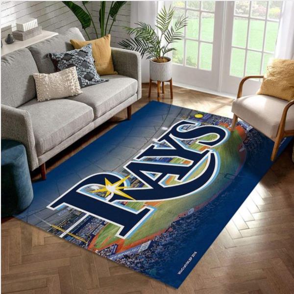Tampa Bay Rays Wincraft Mlb Area Rug Bedroom Family Gift Us Decor