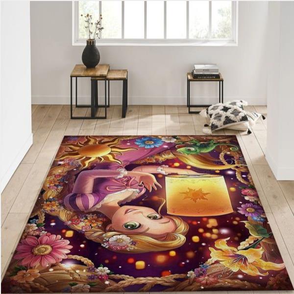 Tangled Disney Princess Characters Disney Movies Area Rug - Living Room Carpet Floor Decor The Us Decor