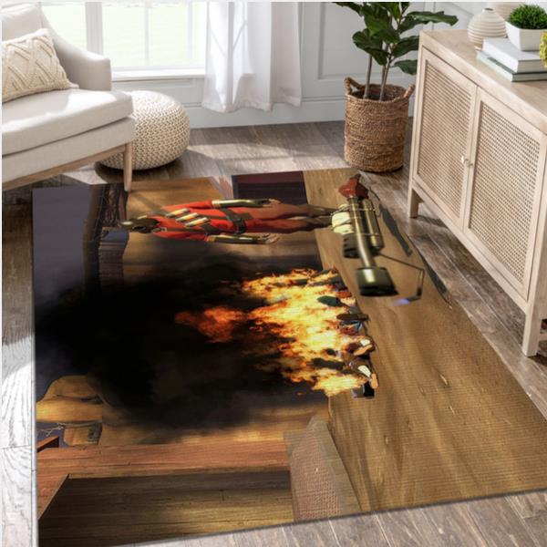 Team Fortress 2 Video Game Reangle Rug Area Rug
