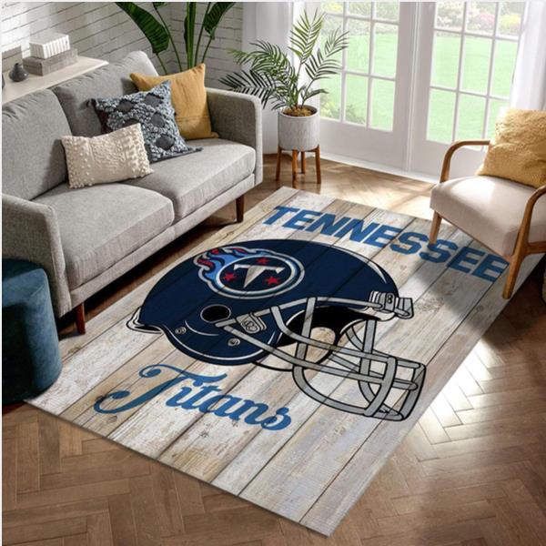Tennessee Titans Blue NFL Rug Living Room Rug Home US Decor