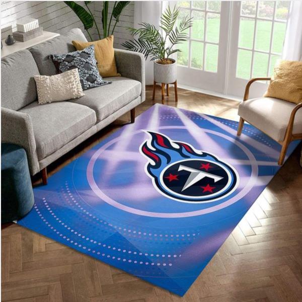 Tennessee Titans NFL Area Rug For Christmas Bedroom Rug Family Gift US Decor