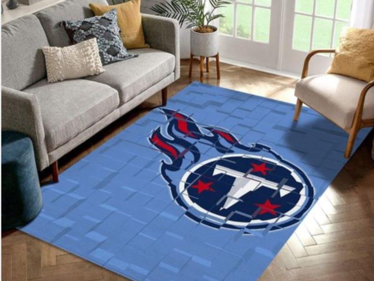 Tennessee Titans 6 NFL Noel Gift Rug Bedroom Rug Floor Decor Home