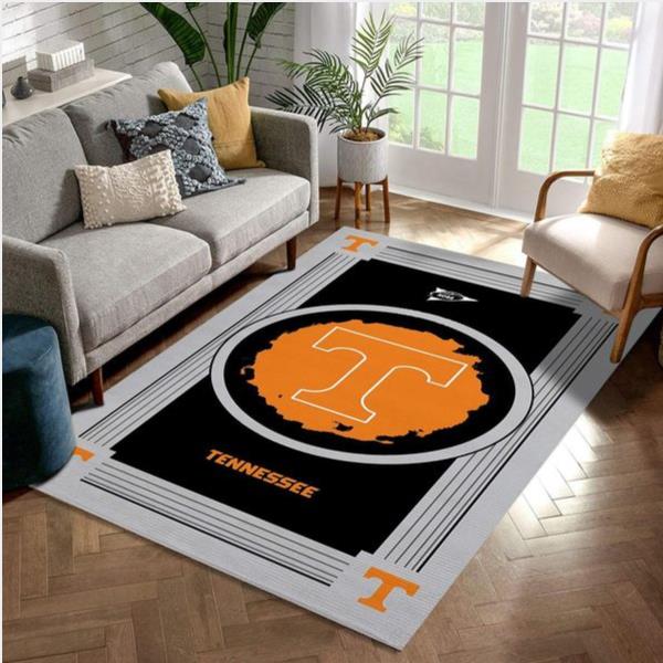 Tennessee Volunteers Ncaa Team Logo Rug Room Carpet Custom Area Floor Home Decor
