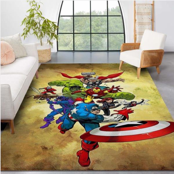 The Avengers Living Room Area Carpet Living Room Rug - The Us Decor