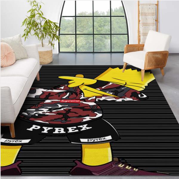 Lv And Supreme Rug Area Rug Floor Decor - Peto Rugs