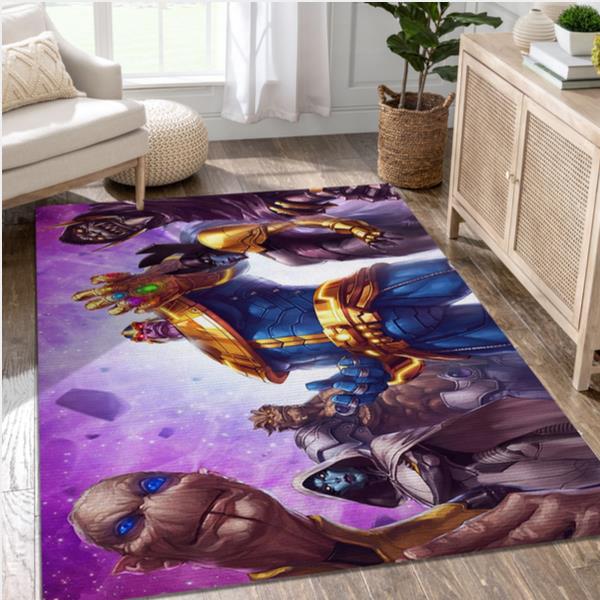 The Black Order Video Game Area Rug Area Bedroom Rug