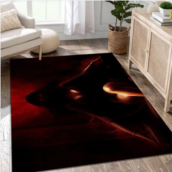 The Devil Within Video Game Area Rug Area Bedroom Rug