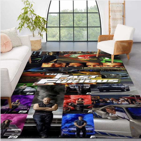 The Fast And The Furious Movie Area Rug Carpet Bedroom US Gift Decor
