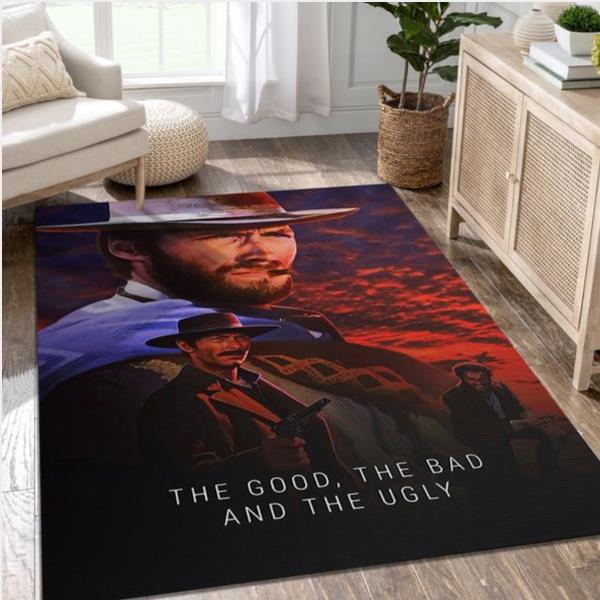 The Good Bad Ugly Movie Rug Art Painting Movie Rug - Home Us Decor