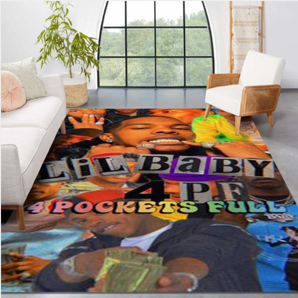 The Hip Hop Lil Baby Star Area Rug Carpet Bedroom Family Gift US Decor
