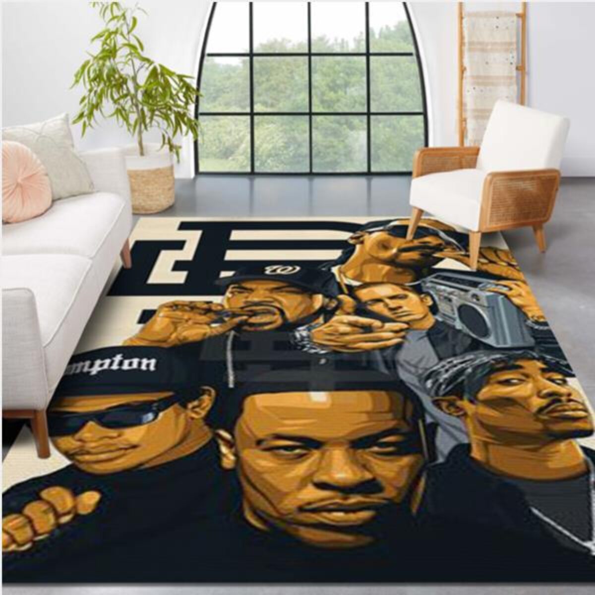 Hip Hop Rap Star Area Rug Carpet Bedroom Family Gift US Decor - Peto Rugs