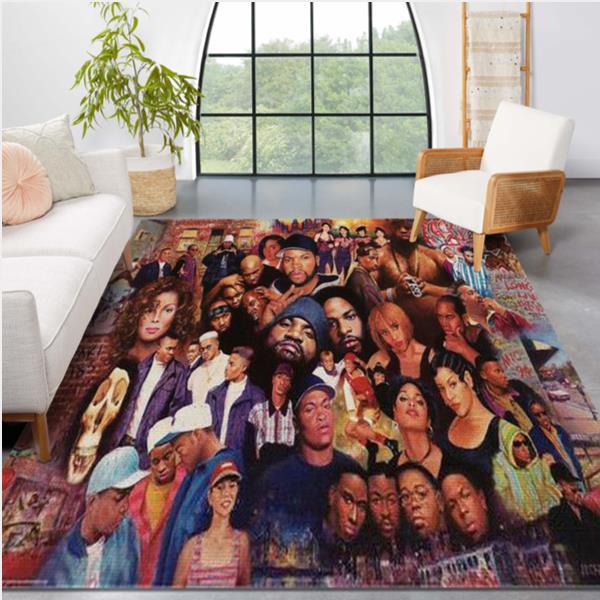The Hip Hop Rap Stars Area Rug Carpet Bedroom Family Gift US Decor