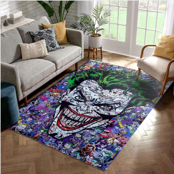 The Joker Area Rug Bedroom Rug   Home Decor Floor Decor