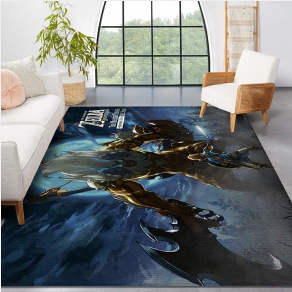 The Legend Of Zelda Breath Of The Wild For The Nintendo Area Rug Bedroom Rug Christmas Gift Us Decor