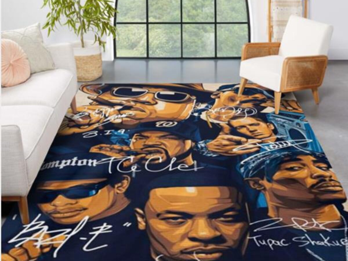 Hip Hop Art Rapper Legend Star Area Rug Large,Carpet Rug for Living Room  Bedroom Sofa Doormat Decoration,Kids Non-slip Floor Mat