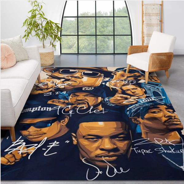 The Legends Hip Hop Rap Stars Area Rug Carpet Bedroom Family Gift US Decor