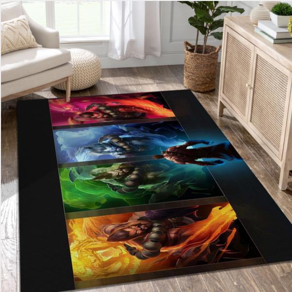 The Monk Udyr Gaming Area Rug Area Rug