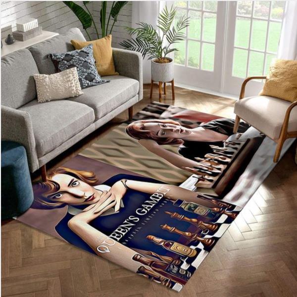 The Queen Gambit V6 Area Rug For Christmas Living Room Rug US Gift Decor