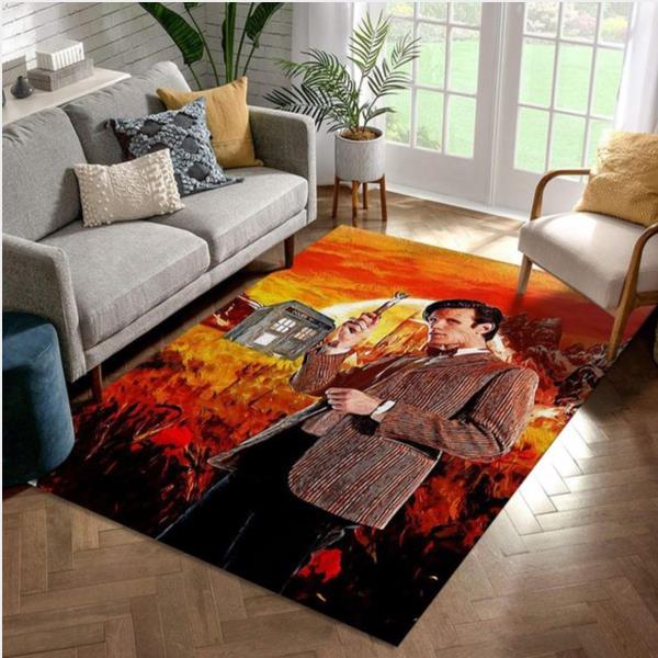 The Time Lord Is Home Area Rug Bedroom Rug US Gift Decor