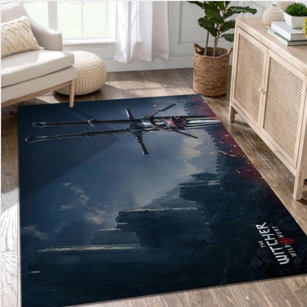 The Witcher 3 Wild Hunt Video Game Area Rug Area Area Rug