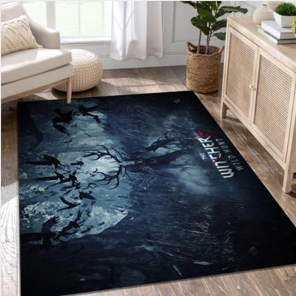 The Witcher 3 Wild Hunt Video Game Area Rug For Christmas Area Rug