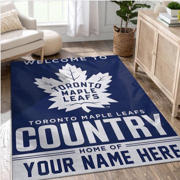 Toronto Maple Leafs Personal NHL Area Rug Carpet Sport Living Room Rug