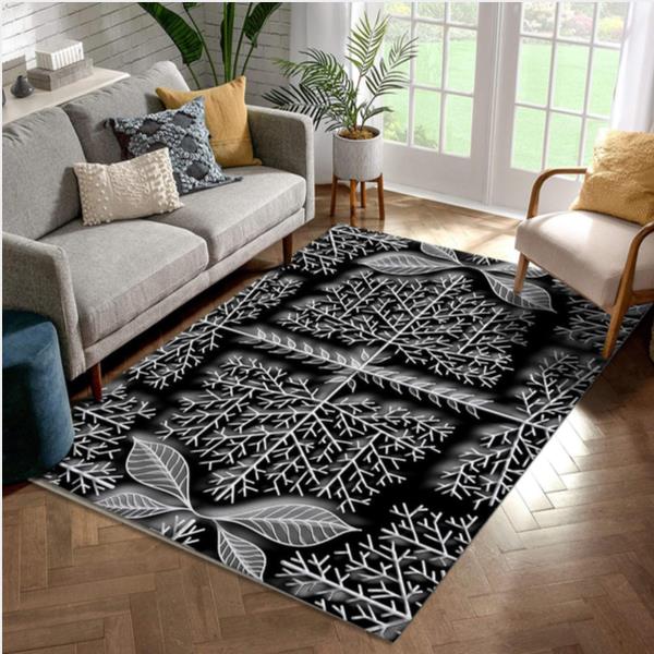 Trees And Leaves Area Rug Kitchen Rug Christmas Gift US Decor