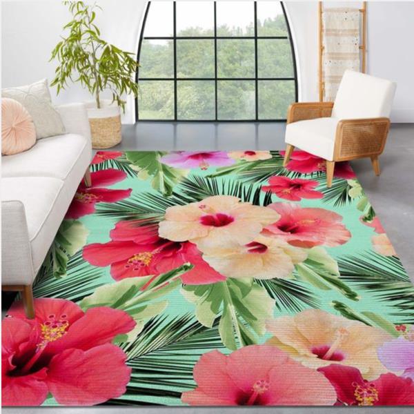 Tropical Hibiscus Dream - Area Rug For Christmas Gift For Fans Home Decor Floor Decor