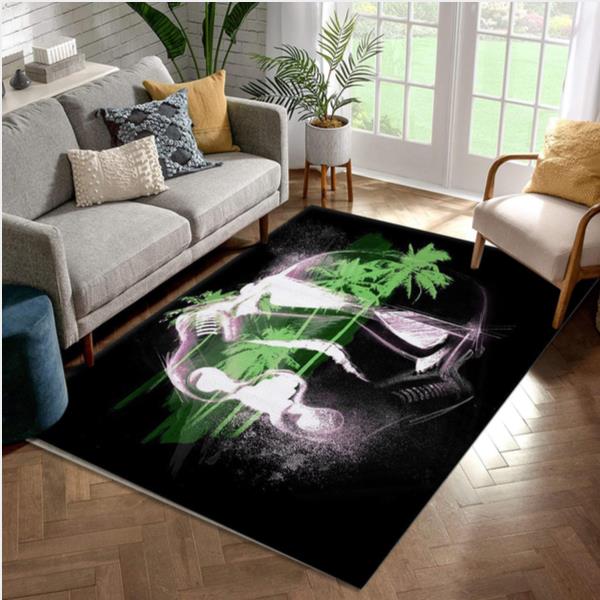 Tropical Star War Area Rug Bedroom Rug Family Gift US Decor