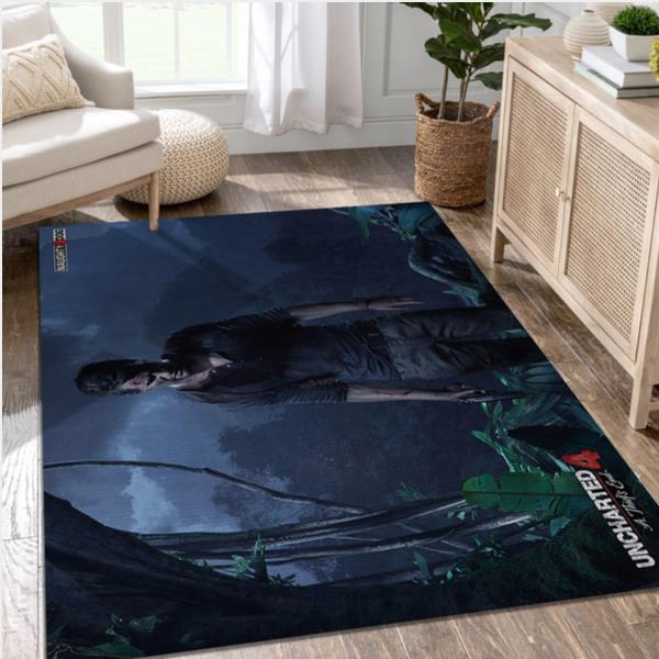 Uncharted 4 A Thiefs End Video Game Area Rug Area Living Room Rug