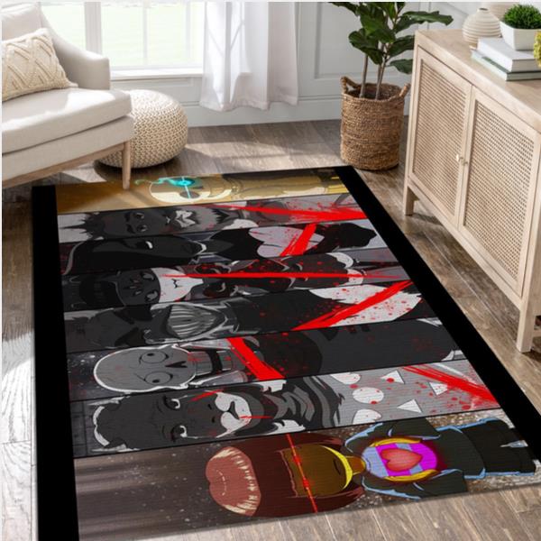 Undertale Genocide Route Video Game Area Rug Area Living Room Rug