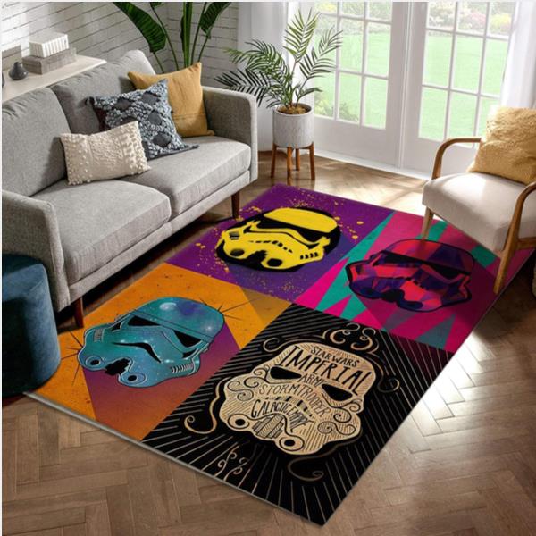 Urban Squad Star War Pop Art Rug Living Room Rug Family Gift US Decor