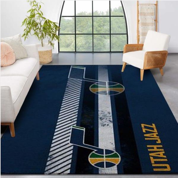 Utah Jazz Nba Team Logo Nice Gift Home Decor Rectangle Area Rug