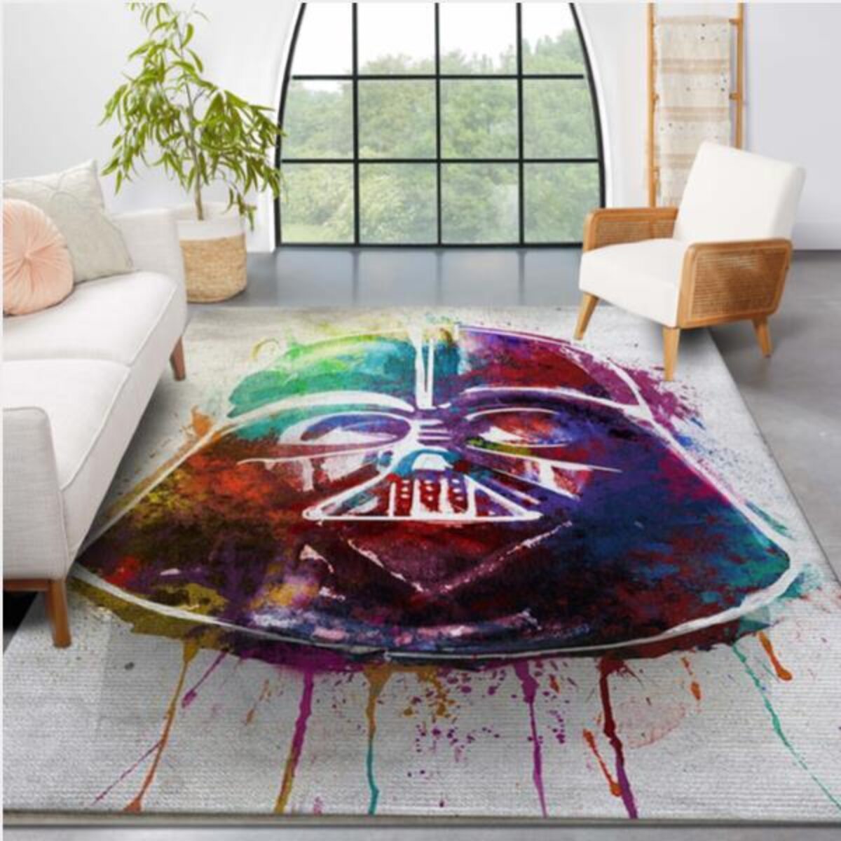 Darth Vader Star Wars Badges Arts Area Rug Carpet - REVER LAVIE